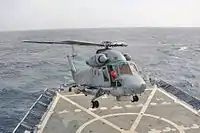 Um helicóptero SH-2G da marinha polaca.