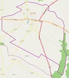 Localização de Łosice na Polónia