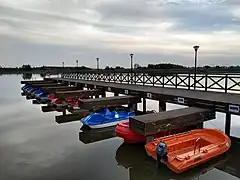 Lagoa Zimna Woda − um paraíso para equipamentos aquáticos