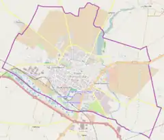 Localização de Środa Wielkopolska na Polónia