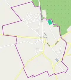 Localização de Żerków na Polónia