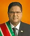 SurinameChan Santokhi, presidentepresidente da Comunidade do Caribe