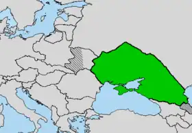 Localização de Sul da Rússia