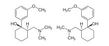 Estrutura química de Tramadol