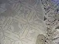 Pavimento da villa romana sob as salas