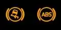 Indicador de alerta do sistema de freio ABS