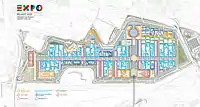 Mapa da Expo 2015