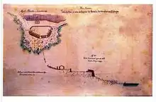 Planta do Forte de São Pedro