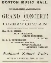 Benefício da Feira Nacional de Marinheiros, 1864