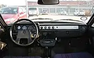 Interior do Škoda Rapid 1985