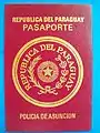 Passaporte paraguaio pré-Mercosul de 1989