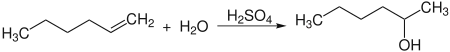 Herstellung von 2-Hexanol aus 1-Hexen