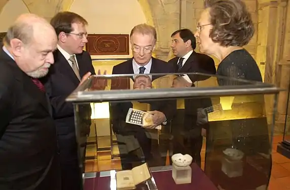 José António Falcão na visita do Presidente da República Portuguesa, Jorge Sampaio, a Beja, por ocasião das comemorações do Dia de Portugal (2004)
