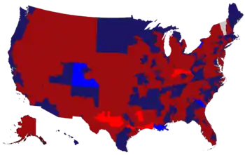 Mapa eleitoral nos Estados Unidos em 2004