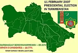 Eleições presidenciais no Turcomenistão em 2007