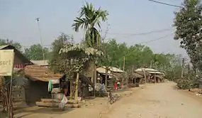 Uma "rua" de Sauraha