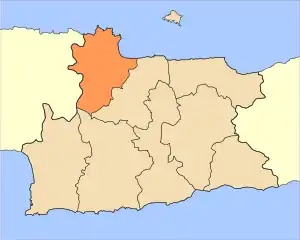 Mapa do município de Malevizi