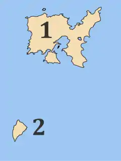 Municípios da unidade regional de Lemnos.