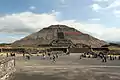 Pirâmide do Sol, em Teotihuacan.