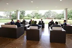 Visita presidencial à embaixada do Japão, 2022.