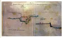 Planta do Forte de Sta. Catarina das Mós