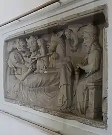 Natividade, baixo-relevo