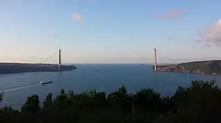 Vista de Anadolu Kavağı, julho de 2015