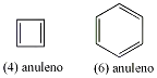 Figura 1: 4 e 6 anuleno