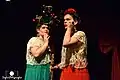 Mónica Kahlo e Margarida Camacho no espectáculo Não Kahlo.