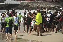 Allan terminando prova no Rio