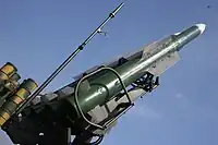 O míssil 9M317 lançado pela estação Buk.