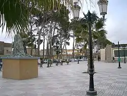 Praça central de Aïn Touta