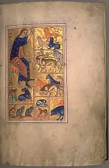 Bestiário de Aberdeen: Adão nomeia os animais