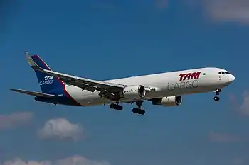 Boeing 767F da LATAM Cargo no Aeroporto de Miami