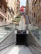 Acesso a estação pela carrera Beat Almató.