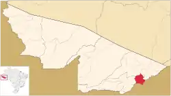 Localização de Capixaba no Acre