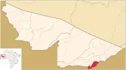 Localização de Epitaciolândia no Acre