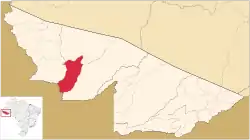 Localização de Jordão no Acre