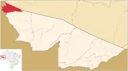 Localização de Mâncio Lima no Acre