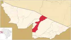 Localização de Manoel Urbano no Acre