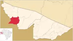 Localização de Marechal Thaumaturgo no Acre