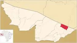 Localização de Porto Acre no Acre