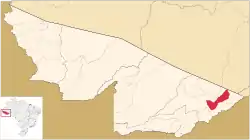 Localização de Senador Guiomard no Acre