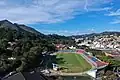 Vista aérea do estádio Eduardo Guinle