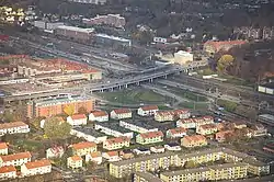 Vista aérea da cidade