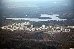 Vista aérea do bairro de Lövgärdet