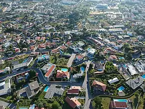 Foto aérea de Nogueiró e Tenões