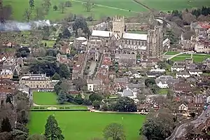 Vista aérea de Wells