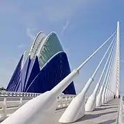 L'Àgora na Cidade das Artes e Ciências em Valencia por Santiago Calatrava, 2009