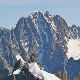 Vista a partir da Aiguille du Midi
